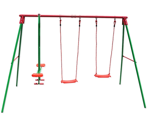 נדנדה לחצר לילדים 3 מקומות קנדה Canada Athletics