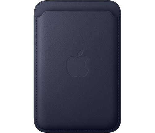 ארנק לאייפון בצבע כחול iPhone FineWoven Wallet עם MagSafe 
