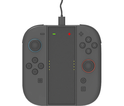 מתאם טעינה USB-C לשלטי JOY-CON ל-NINTENDO SWITCH 2 דגם HS-SW2035 שחור