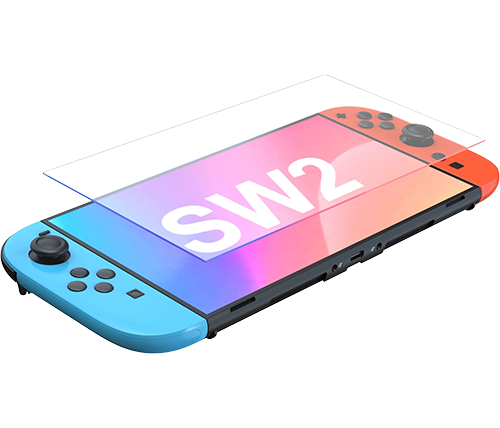 מגן מסך זכוכית 2 יחידות ל-2 NINTENDO SWITCH דגם HS-SW2018