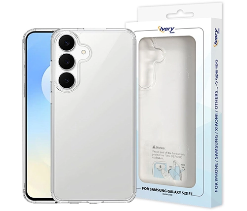 מגן לטלפון גלקסי Samsung Galaxy S25 FE שקוף Ivory Mobile