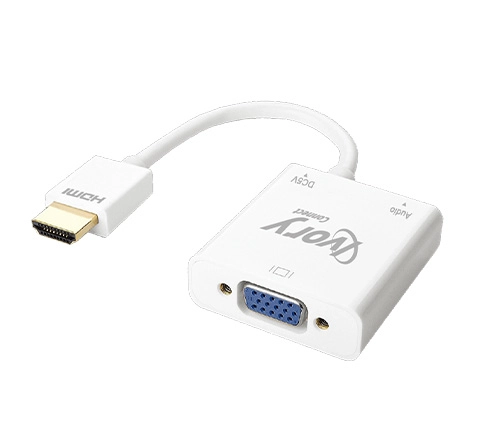 מתאם HDMI ל VGA + סאונד Ivory Connect 