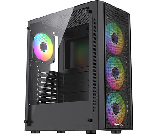 מחשב גיימינג נייח מורכב IVORY הכולל מעבד Intel Core i5-12400F זכרון 16GB כונן 1TB כ.מסך GeForce RTX 3050 6GB