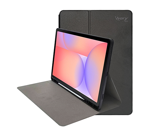 כיסוי ספר לטאבלט סמסונג 10.9 אינץ' Samsung Galaxy Tab S10 LITE / FE / S9 / S9 FE – כולל מיקום לעט – צבע שחור