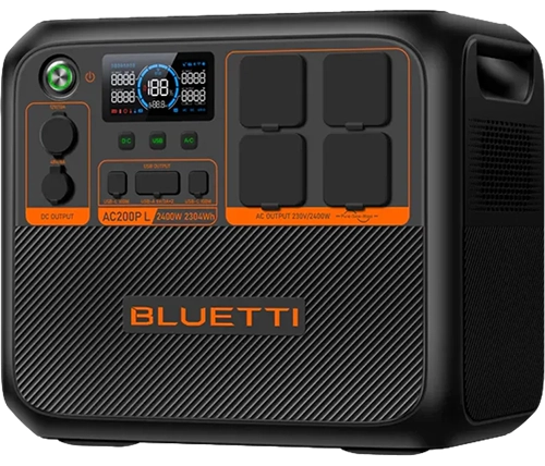 תחנת כוח ניידת BLUETTI AC200PL 2400W 2,304Wh – משלוח חינם