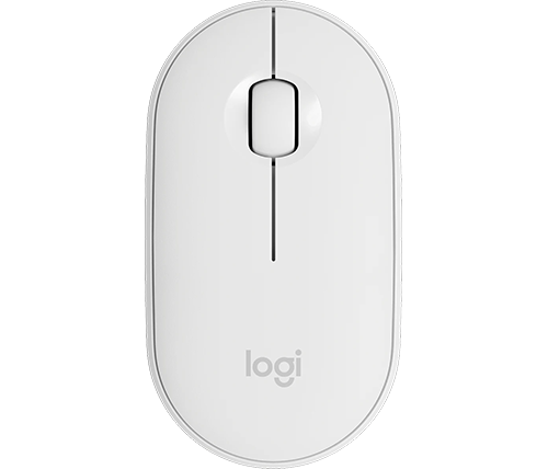 עכבר בלוטוס אלחוטי Logitech Pebble M350 לבן