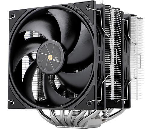מאוורר למעבד THERMALRIGHT Peerless Assassin 120 SE V3 הכולל 2 מאווררים - צבע כסוף ושחור