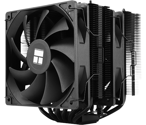 מאוורר למעבד THERMALRIGHT Peerless Assassin 120 SE BLACK הכולל 2 מאווררים - צבע שחור