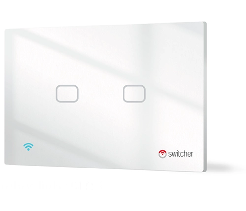 מתג חכם לתאורה – 2 הדלקות בצבע לבן לשליטה מרחוק מהנייד Switcher Light SL02
