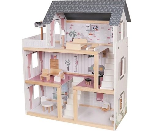 בית בובות ענק כולל ריהוט דגם רוני – משלוח חינם