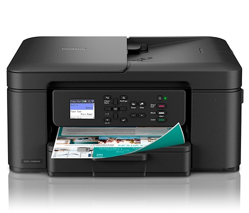 מדפסת ברדר ביתית קטנה אלחוטית צבעונית משולבת 3 ב-1 Brother DCP-J1360DW