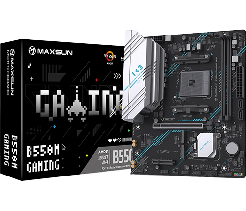 לוח אם MAXSUN MS-B550M GAMING WIFI5 DDR4 MicroATX AMD