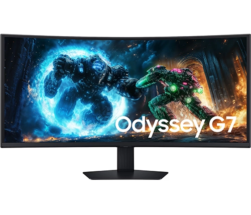 מסך גיימינג קעור סמסונג 39.6 אינץ Samsung Odyssey G7 G75F WUHD 180Hz S40FG750EU