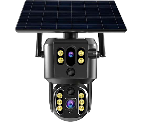 מצלמת אבטחה סולארית מתכווננת חיצונית אפולוקס - 4G IP - צבע שחור - APOLLOX T90C-SOLAR 