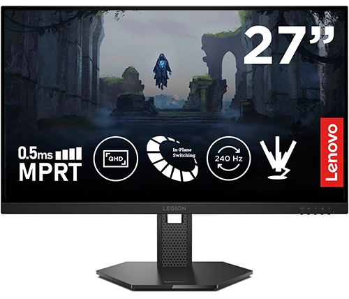 מסך גיימינג 27 אינץ לנובו Lenovo Legion 27Q-10 2K QHD 240Hz IPS