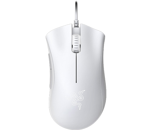 עכבר גיימינג חוטי Razer DeathAdder Essential עם תאורת לד בצבע לבן 