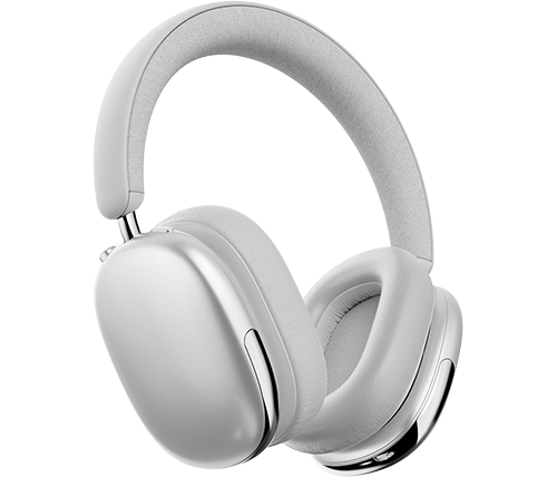 אוזניות בלוטוס אלחוטיות מבטלות רעשים מתקפלות - Fingertime On-Ear BT069NC - צבע לבן