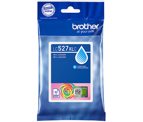 דיו למדפסת Brother כחול מקורי בתפוקה גבוהה LC527XLC