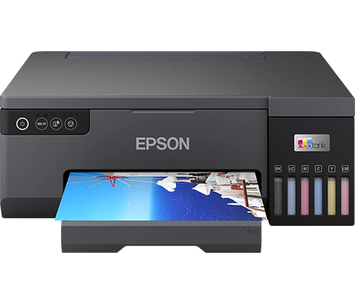 מדפסת אלחוטית צבעונית הזרקת דיו אפסון Epson EcoTank L8050 – משלוח חינם