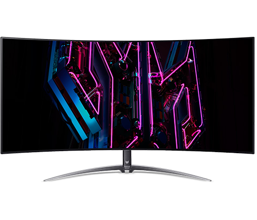 מסך גיימינג רחב קעור 44.5 אינץ Acer Predator X45 OLED 240Hz UWQHD USB-C 90W