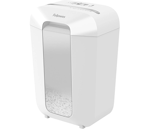מגרסת נייר ביתית 18 ליטר Fellowes Powershred LX70 בצבע לבן – משלוח חינם