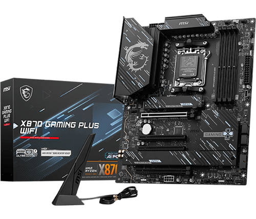 לוח אם MSI X870 GAMING PLUS WIFI 7 ATX AM5 AMD