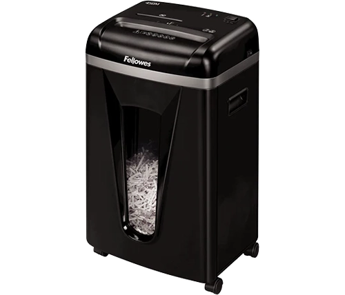 מגרסת נייר ביתית 22 ליטר Fellowes Powershred 450M בצבע שחור – משלוח חינם