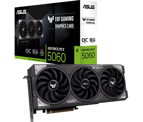 כרטיס מסך ASUS TUF Gaming GeForce RTX 5060 8GB GDDR7 OC Edition