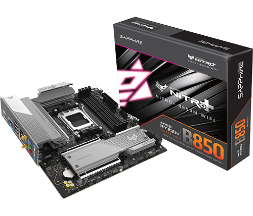 לוח אם למעבד AMD SAPPHIRE NITRO+ B850M WIFI 1
