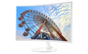 מסך מחשב קעור "27 Samsung Curved LED VA C27F391FH בצבע לבן