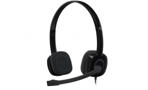 אוזניות Logitech Stereo Headset H151 1