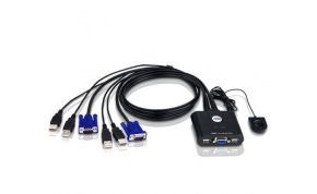 בורר 2 מחשבים  Aten CS22U VGA USB KVM