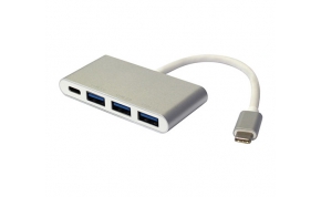 מפצל USB 3.0  TYPE C ETION הכולל 3 כניסות + חיבור Type - C