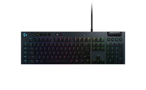 מקלדת גיימינג Logitech G815 LIGHTSYNC RGB With GL Tactile Switches כולל תאורת לד, עברית אנגלית