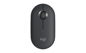 עכבר אלחוטי Logitech Pebble Wireless Mouse M350 בצבע שחור גרפיט