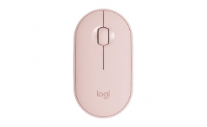 עכבר אלחוטי Logitech Pebble Wireless Mouse M350 בצבע ורוד