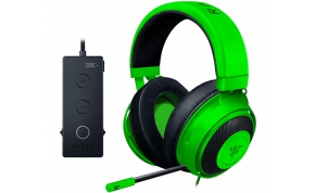 אוזניות גיימינג עם מיקרופון Razer Kraken Tournament Edition בצבע ירוק
