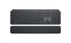 מקלדת אלחוטית Logitech Mx Keys Plus Bluetooth בצבע שחור עברית אנגלית