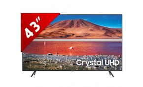 טלוויזיה חכמה "43 Samsung  Crystal UHD 4K HDR UE43TU7100 אחריות היבואן הרשמי 