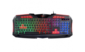 מקלדת גיימינג Dragon Gaming Gear GPDRA-KB830 כולל תאורת לד, עברית אנגלית 