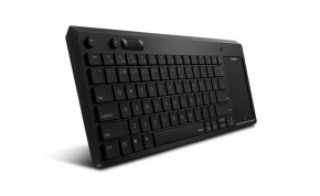מקלדת אלחוטית עם משטח מגע Rapoo K2800 בצבע שחור עברית אנגלית