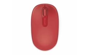 עכבר אלחוטי Microsoft Wireless Mobile 1850 בצבע אדום