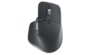 עכבר אלחוטי Logitech MX Master 3 Wireless Bluetooth בצבע אפור גרפיט