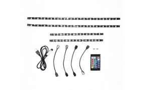 רצועות לד לטלוויזיה כולל שלט Dragon Gaming Gear D.I.Y LED Strip