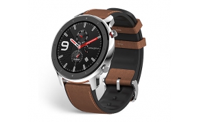 שעון חכם Amazfit GTR Stainless steel 47.2mm אחריות היבואן הרשמי