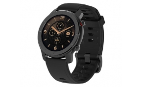 שעון Amazfit GTR 42mm בצבע שחור עם רצועה שחורה אחריות היבואן הרשמי