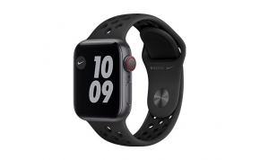 שעון חכם אפל Apple Watch Nike SE GPS + Cellular 40mm בצבע אפור חלל עם רצועת ספורט שחורה