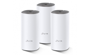 נתב / ראוטר TP-Link Deco E4 AC1200 Whole Home Mesh Wi-Fi System - שלוש יחידות