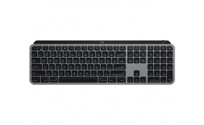 מקלדת אלחוטית Logitech MX Keys For MAC Bluetooth בצבע שחור עברית אנגלית