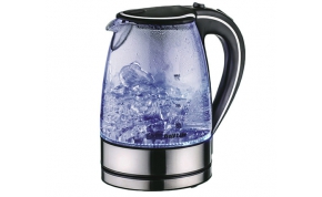 קומקום זכוכית Gold line ATL-742 כ-1.7 ליטר בצבע כסוף